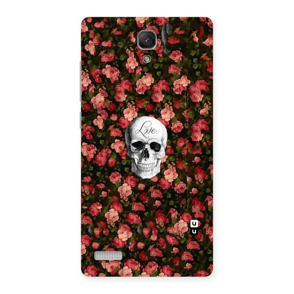 Floral Skull Love Back Case for Redmi Note Prime