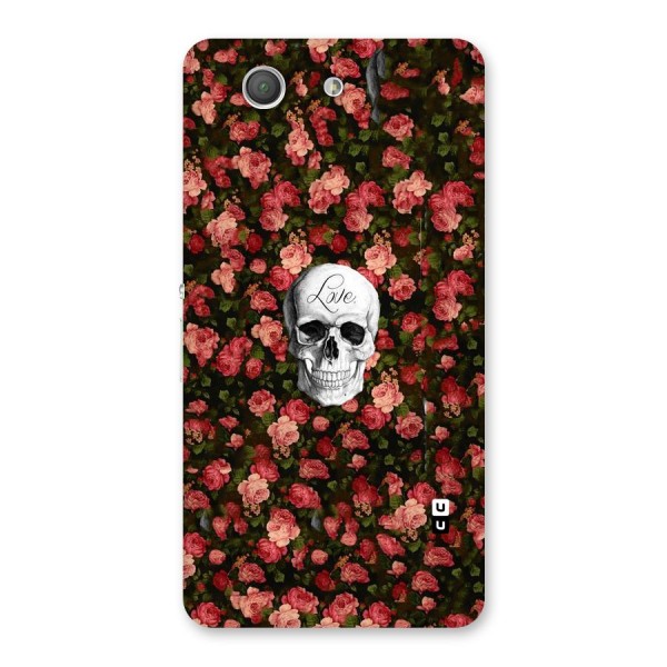 Floral Skull Love Back Case for Xperia Z3 Compact