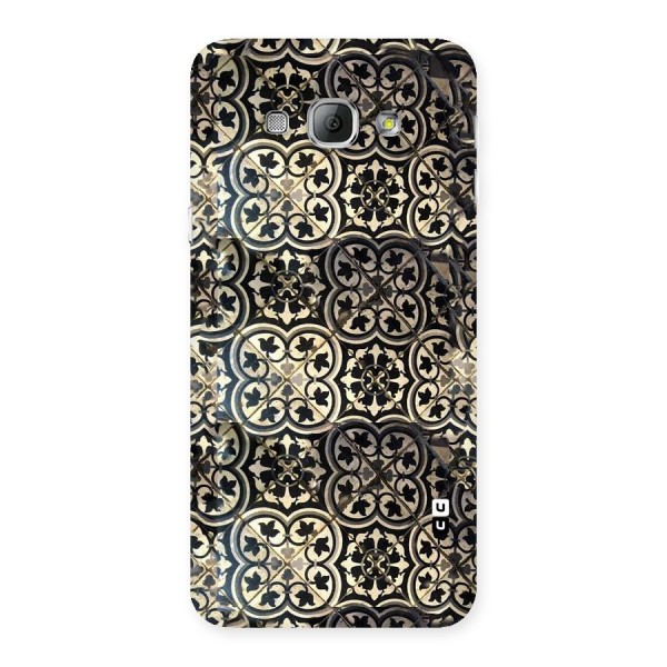 Floral Tile Back Case for Galaxy A8