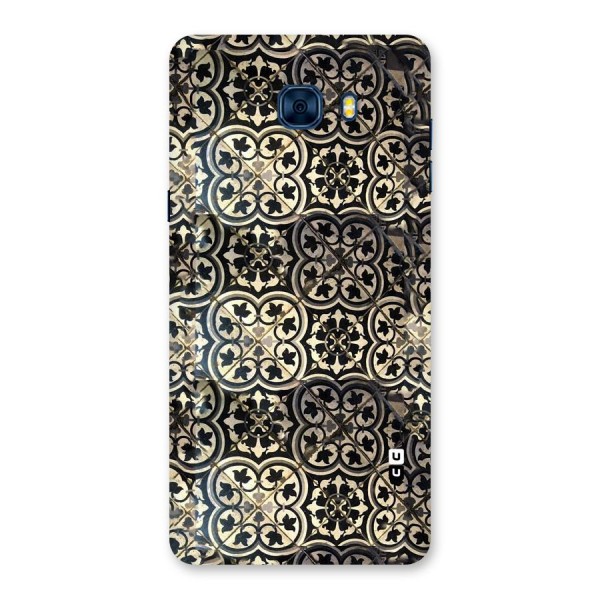 Floral Tile Back Case for Galaxy C7 Pro
