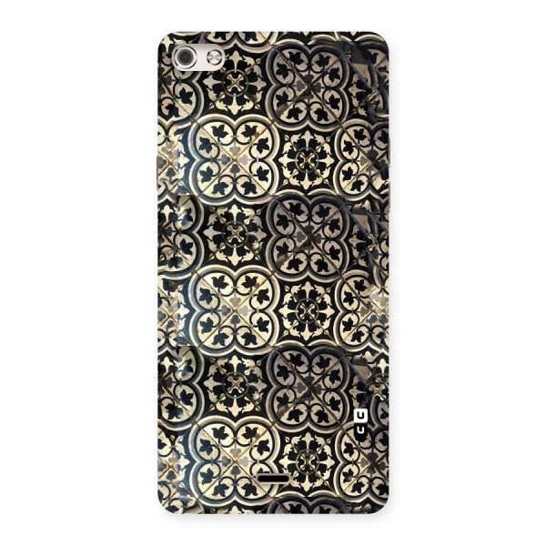 Floral Tile Back Case for Micromax Canvas Silver 5