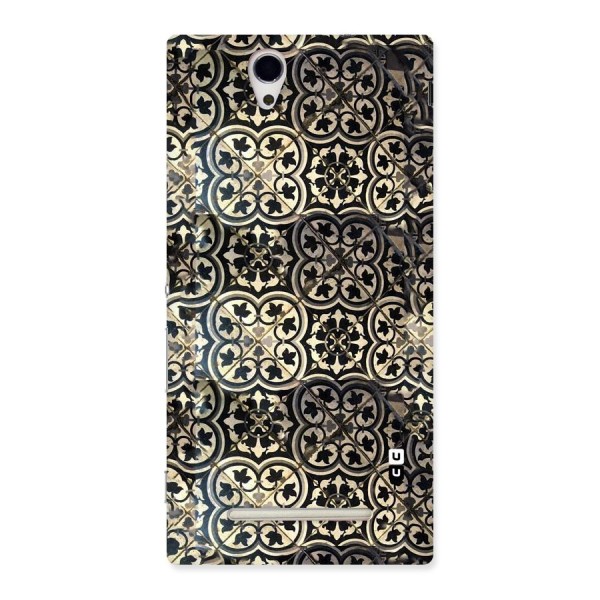 Floral Tile Back Case for Sony Xperia C3