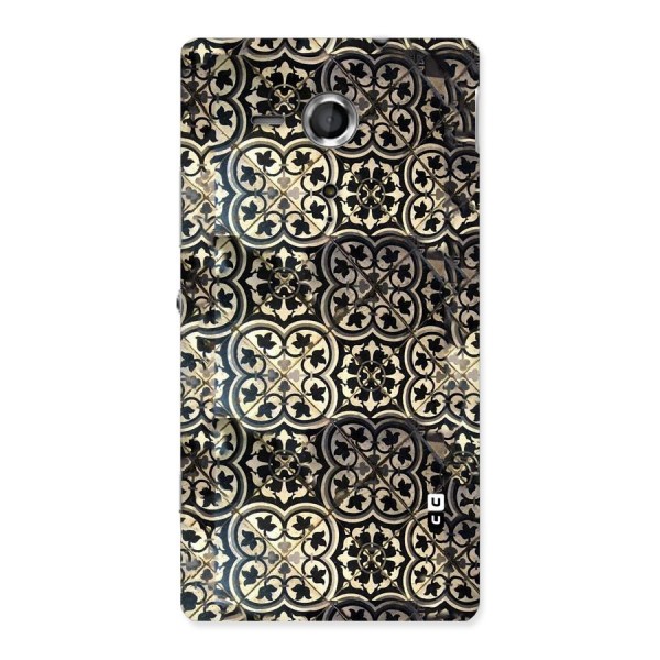 Floral Tile Back Case for Sony Xperia SP