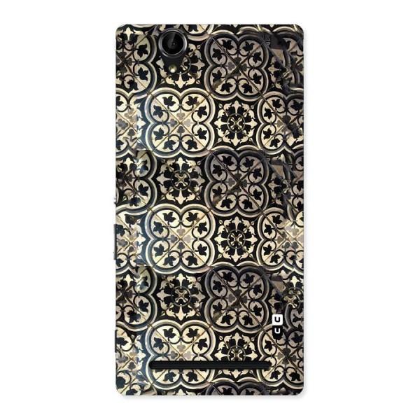 Floral Tile Back Case for Sony Xperia T2