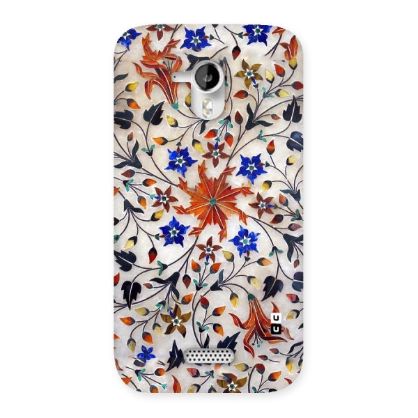 Floral Vintage Bloom Back Case for Micromax Canvas HD A116