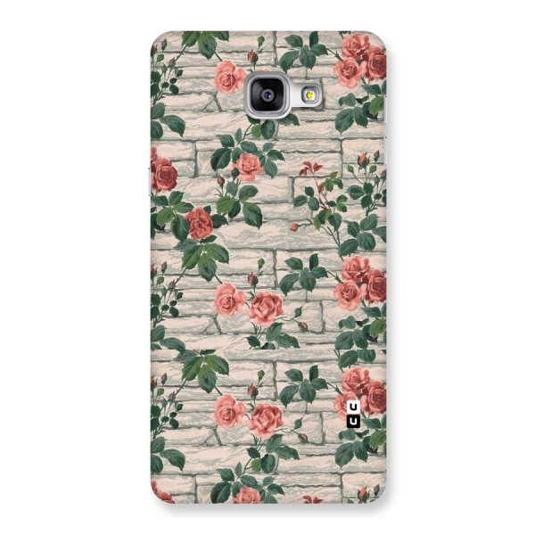 Floral Wall Design Back Case for Galaxy A9