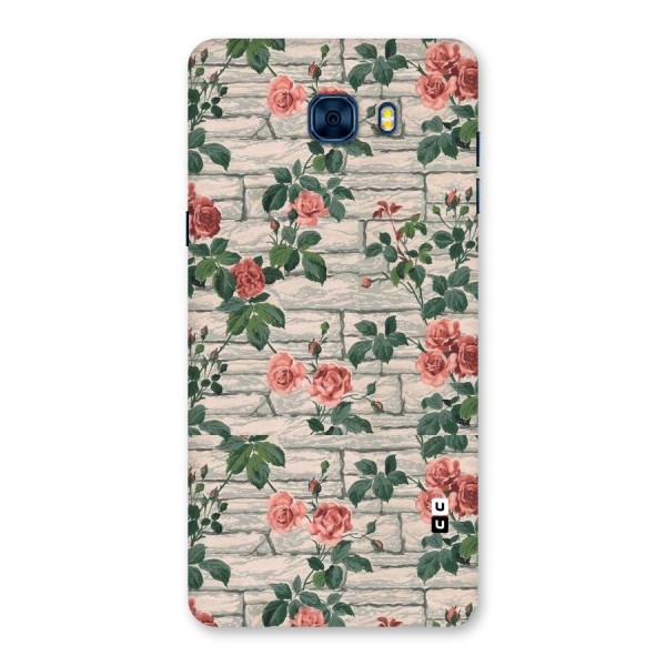 Floral Wall Design Back Case for Galaxy C7 Pro
