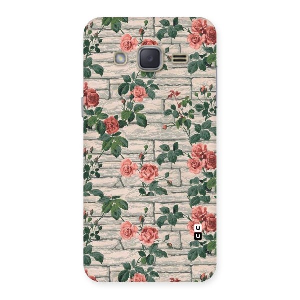 Floral Wall Design Back Case for Galaxy J2