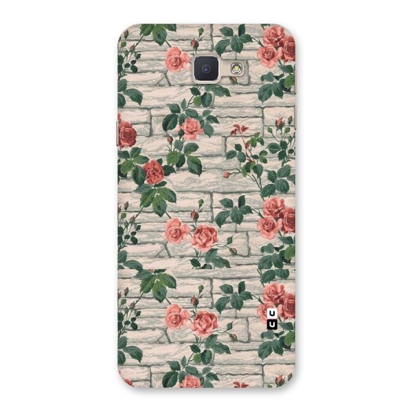 Floral Wall Design Back Case for Galaxy J5 Prime