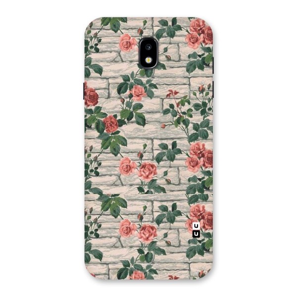 Floral Wall Design Back Case for Galaxy J7 Pro
