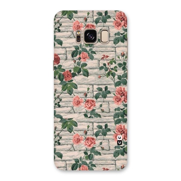 Floral Wall Design Back Case for Galaxy S8