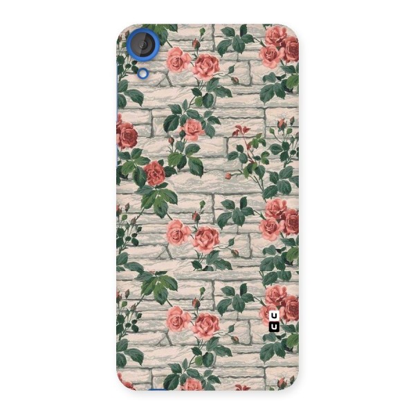 Floral Wall Design Back Case for HTC Desire 820