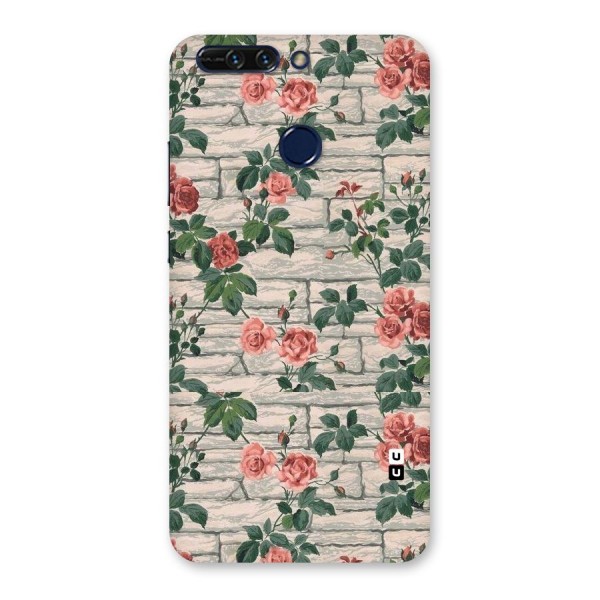Floral Wall Design Back Case for Honor 8 Pro