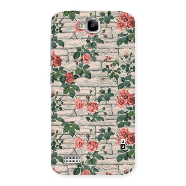 Floral Wall Design Back Case for Honor Holly