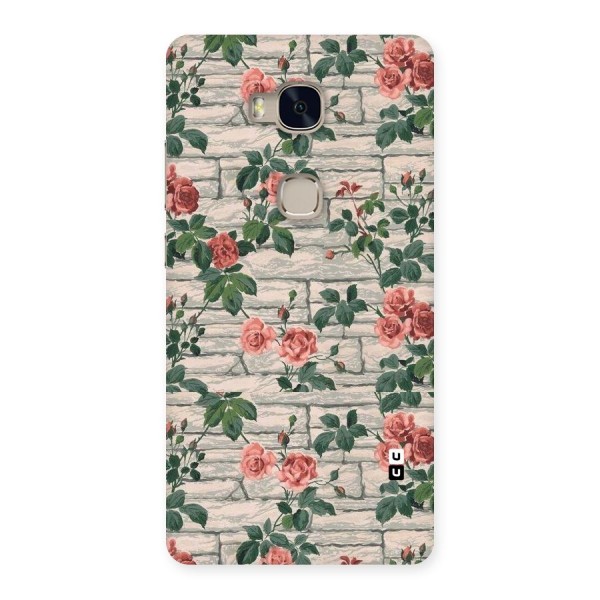 Floral Wall Design Back Case for Huawei Honor 5X