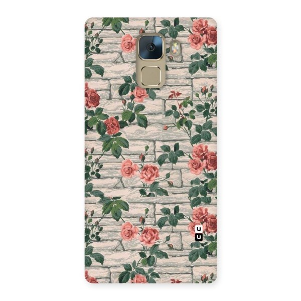 Floral Wall Design Back Case for Huawei Honor 7