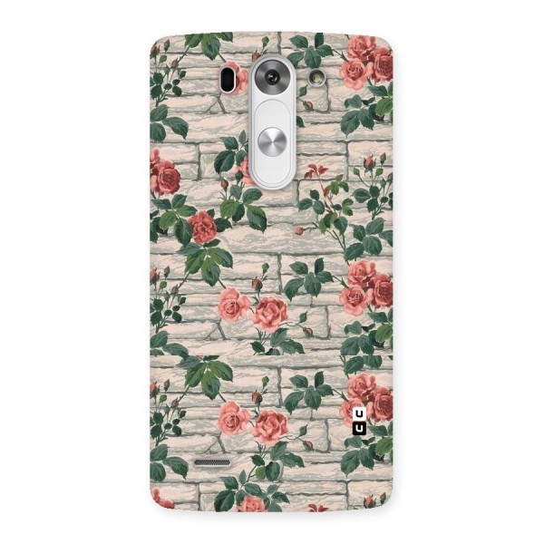 Floral Wall Design Back Case for LG G3 Mini