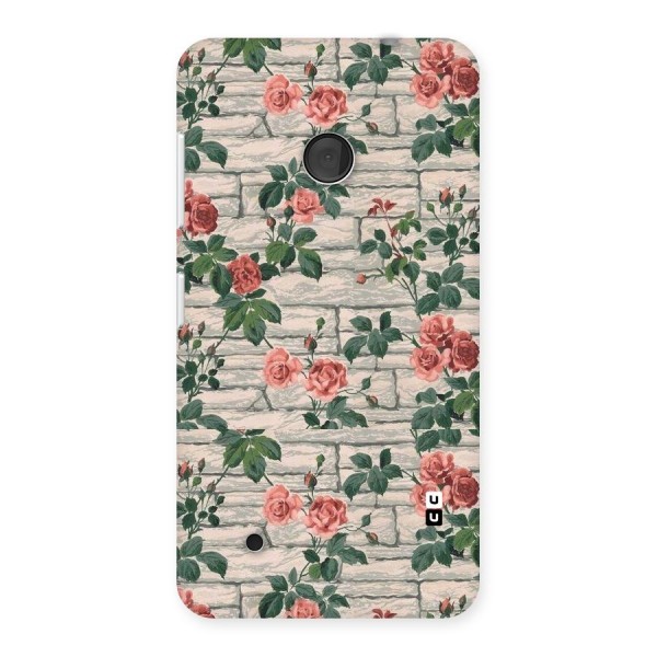 Floral Wall Design Back Case for Lumia 530