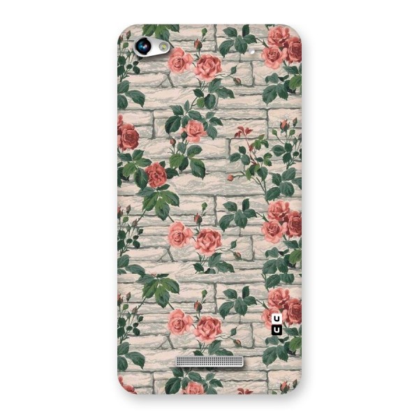 Floral Wall Design Back Case for Micromax Hue 2