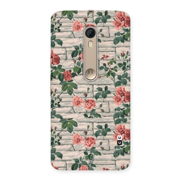 Floral Wall Design Back Case for Motorola Moto X Style