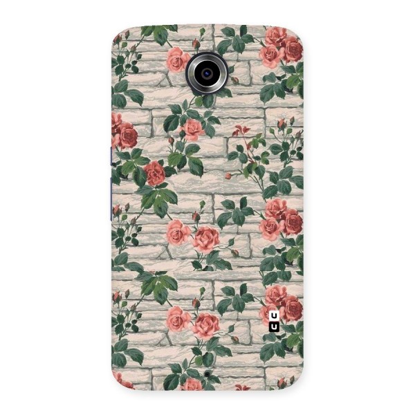 Floral Wall Design Back Case for Nexsus 6