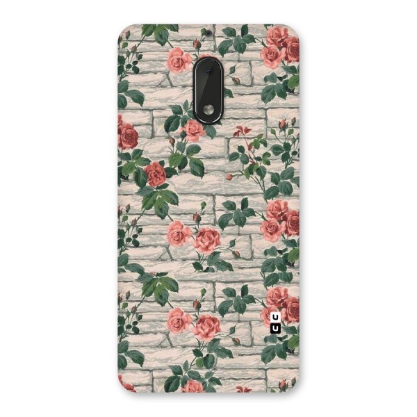 Floral Wall Design Back Case for Nokia 6