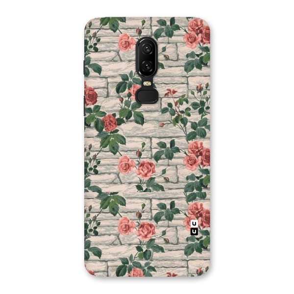 Floral Wall Design Back Case for OnePlus 6