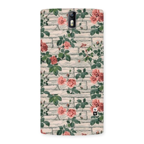 Floral Wall Design Back Case for One Plus One