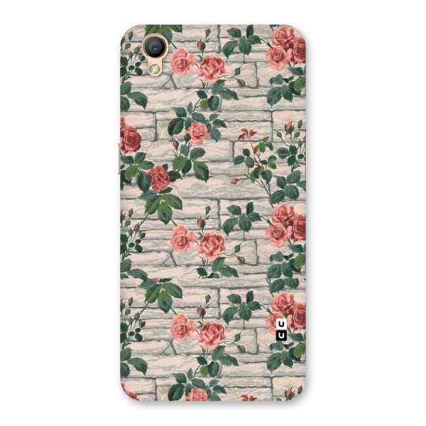 Floral Wall Design Back Case for Oppo A37