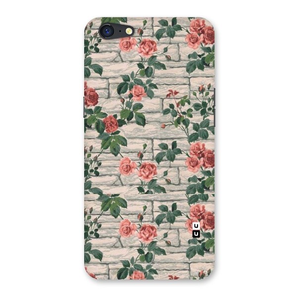 Floral Wall Design Back Case for Oppo A71