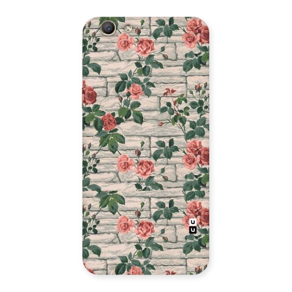 Floral Wall Design Back Case for Oppo F1s