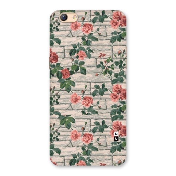 Floral Wall Design Back Case for Oppo F3 Plus