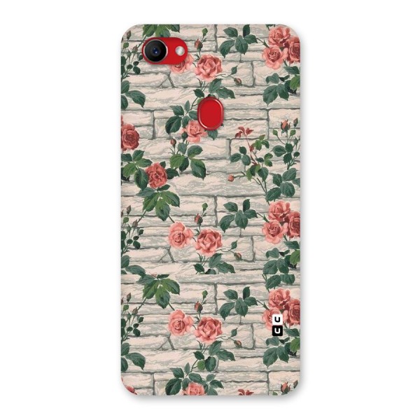 Floral Wall Design Back Case for Oppo F7