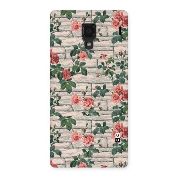 Floral Wall Design Back Case for Redmi 1S
