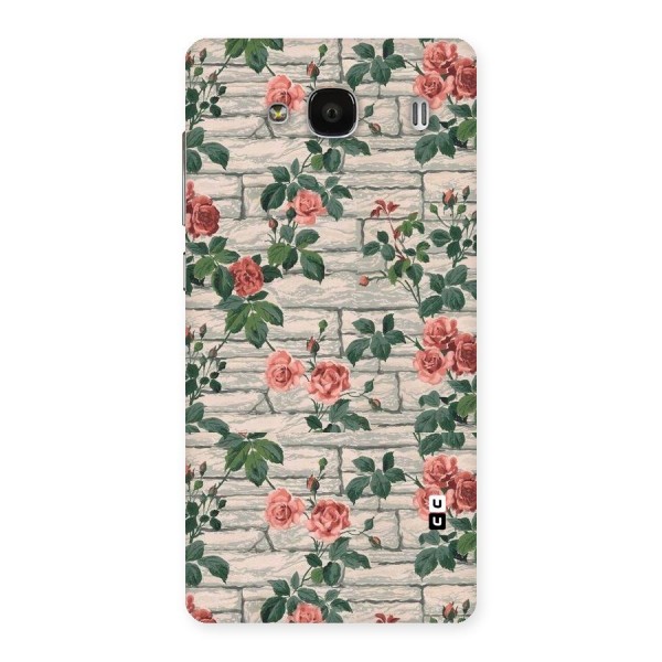 Floral Wall Design Back Case for Redmi 2s