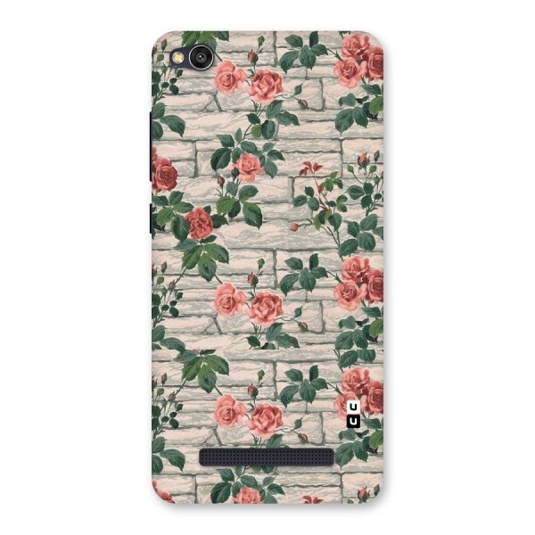 Floral Wall Design Back Case for Redmi 4A