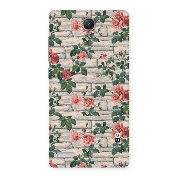 Floral Wall Design Back Case for Redmi Note