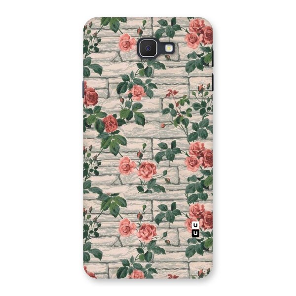 Floral Wall Design Back Case for Samsung Galaxy J7 Prime