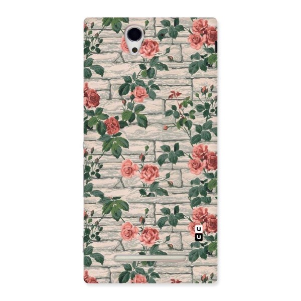 Floral Wall Design Back Case for Sony Xperia C3
