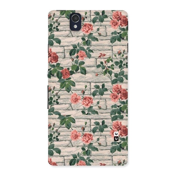 Floral Wall Design Back Case for Sony Xperia Z
