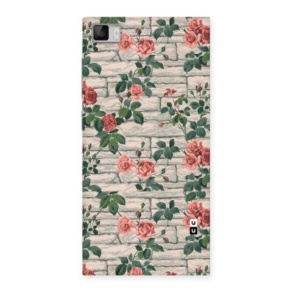 Floral Wall Design Back Case for Xiaomi Mi3