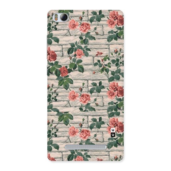 Floral Wall Design Back Case for Xiaomi Mi4i