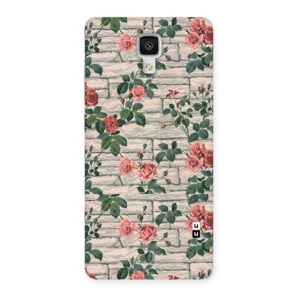 Floral Wall Design Back Case for Xiaomi Mi 4
