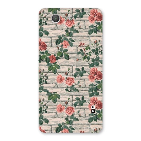Floral Wall Design Back Case for Xperia Z3 Compact