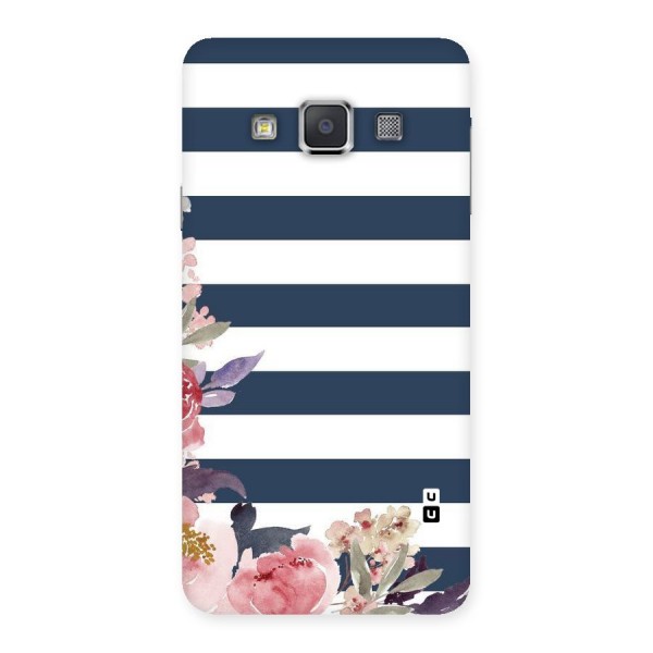 Floral Water Art Back Case for Galaxy A3
