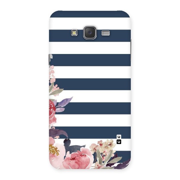 Floral Water Art Back Case for Galaxy J7