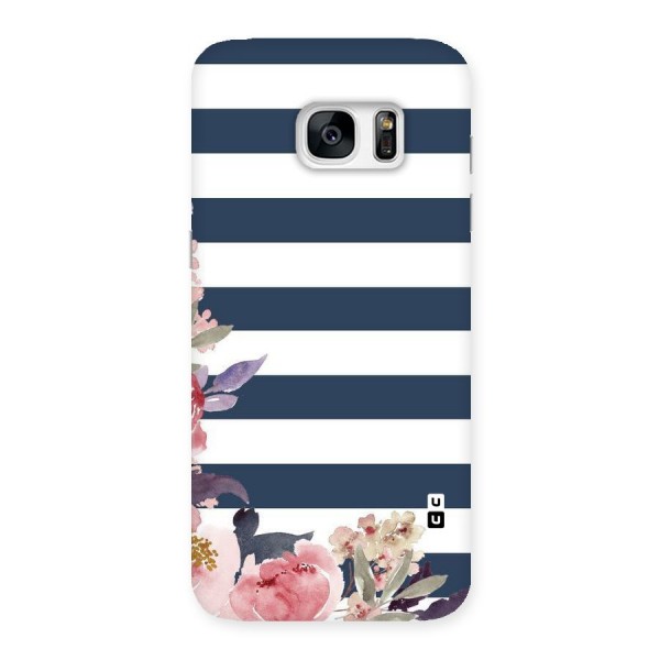 Floral Water Art Back Case for Galaxy S7 Edge