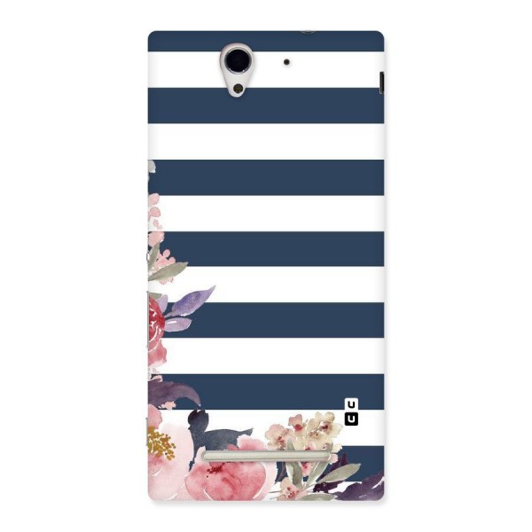 Floral Water Art Back Case for Sony Xperia C3