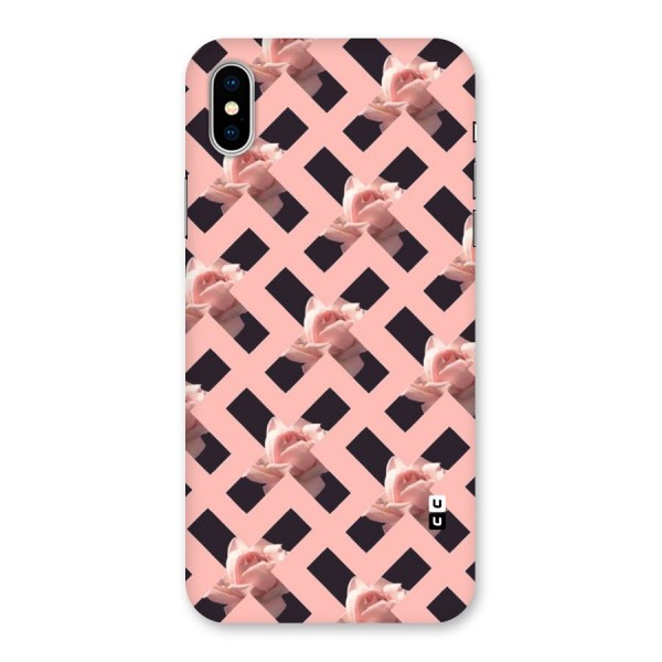 Floral X Design Back Case for iPhone X