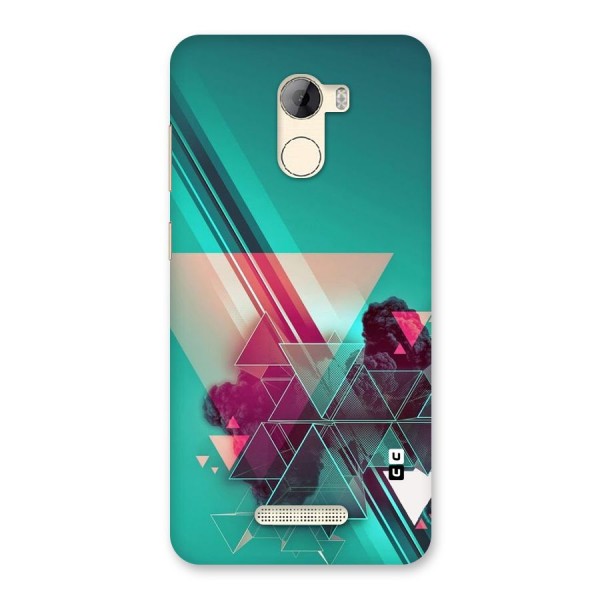 Floroscent Abstract Back Case for Gionee A1 LIte